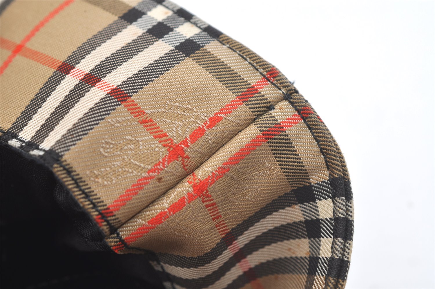 Authentic BURBERRY Nova Check Shoulder Tote Bag Purse Canvas Leather Beige 2612K