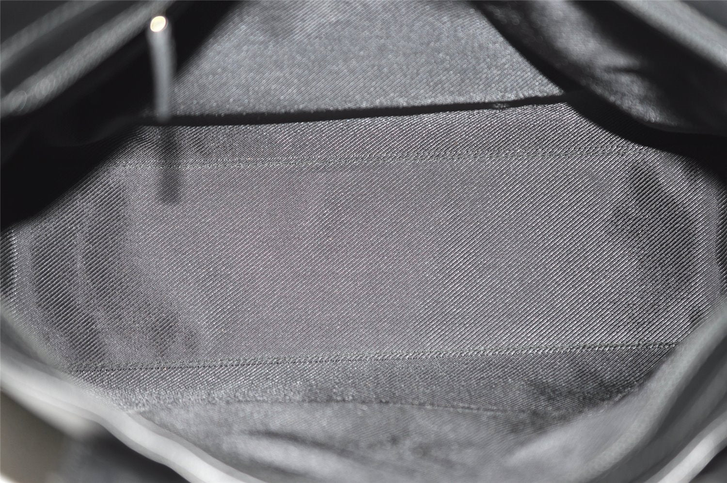 Authentic GUCCI Vintage Shoulder Tote Bag GG Canvas Leather 0021119 Black 2613J