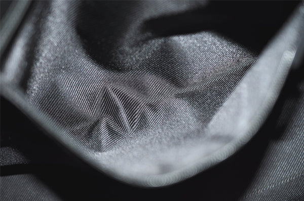 Authentic GUCCI Vintage Shoulder Tote Bag GG Canvas Leather 0021119 Black 2613J