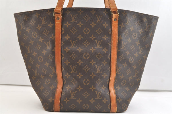 Authentic Louis Vuitton Monogram Sac Shopping PM Tote Bag M51108 LV 2613K