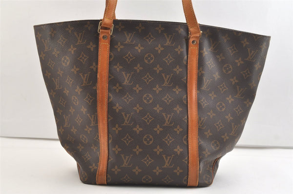 Authentic Louis Vuitton Monogram Sac Shopping PM Tote Bag M51108 LV 2613K