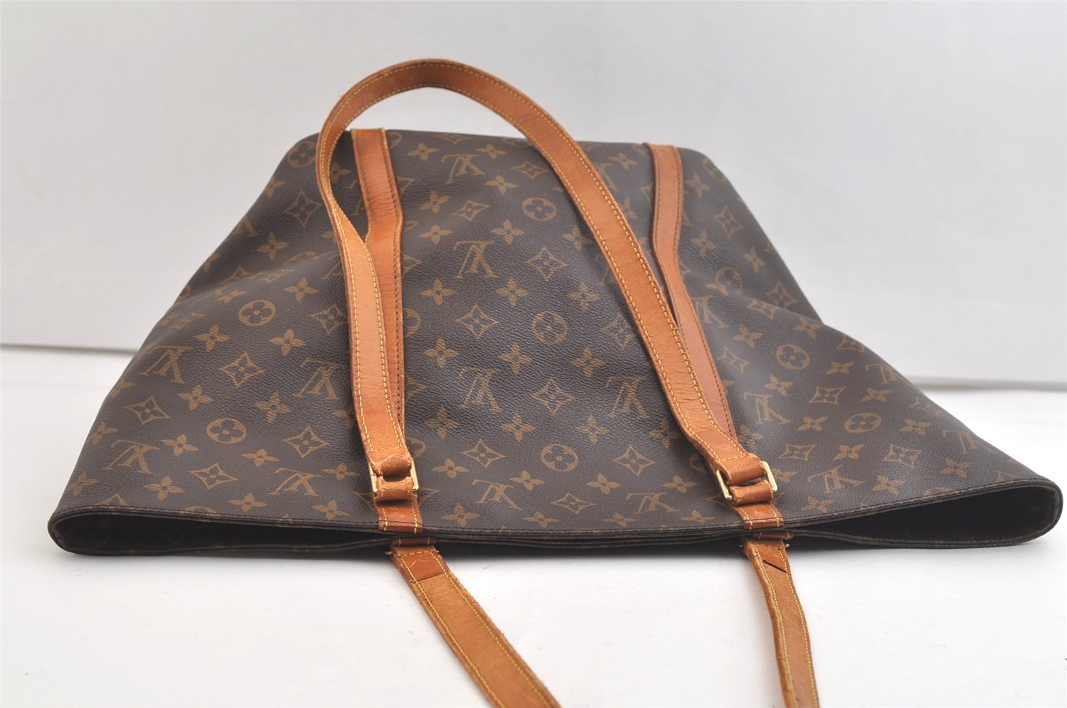Authentic Louis Vuitton Monogram Sac Shopping PM Tote Bag M51108 LV 2613K