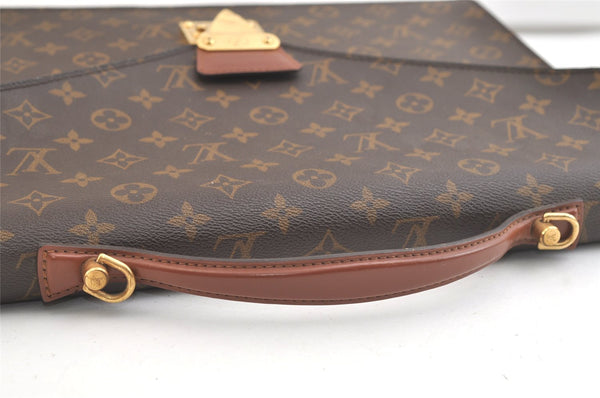 Auth Louis Vuitton Monogram Porte Documents Bandouliere M53338 Briefcase 2615K