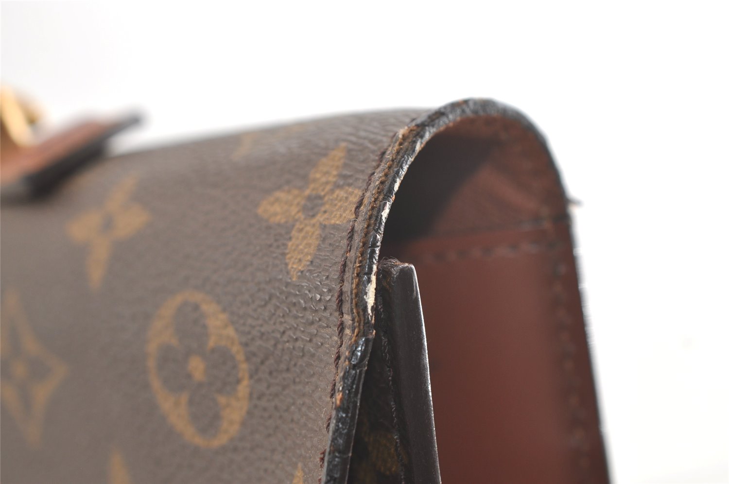 Auth Louis Vuitton Monogram Porte Documents Bandouliere M53338 Briefcase 2615K