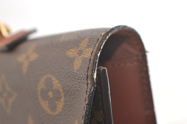 Auth Louis Vuitton Monogram Porte Documents Bandouliere M53338 Briefcase 2615K