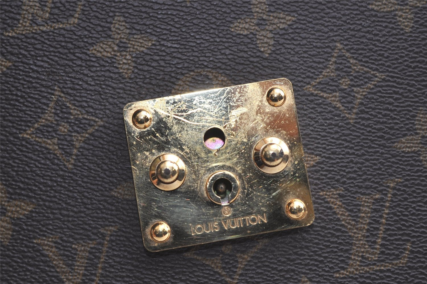 Auth Louis Vuitton Monogram Porte Documents Bandouliere M53338 Briefcase 2615K