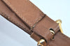 Authentic CELINE C Horse Carriage Shoulder Cross Bag PVC Leather Brown 2616H