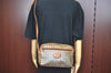 Authentic CELINE C Horse Carriage Shoulder Cross Bag PVC Leather Brown 2616H