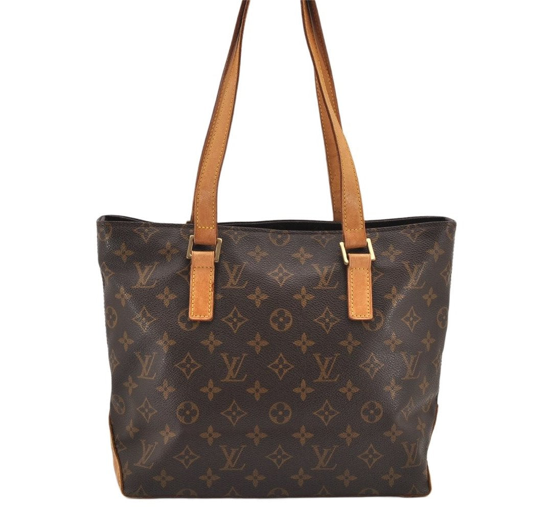 Authentic Louis Vuitton Monogram Cabas Piano Shoulder Tote Bag M51148 LV 2616K
