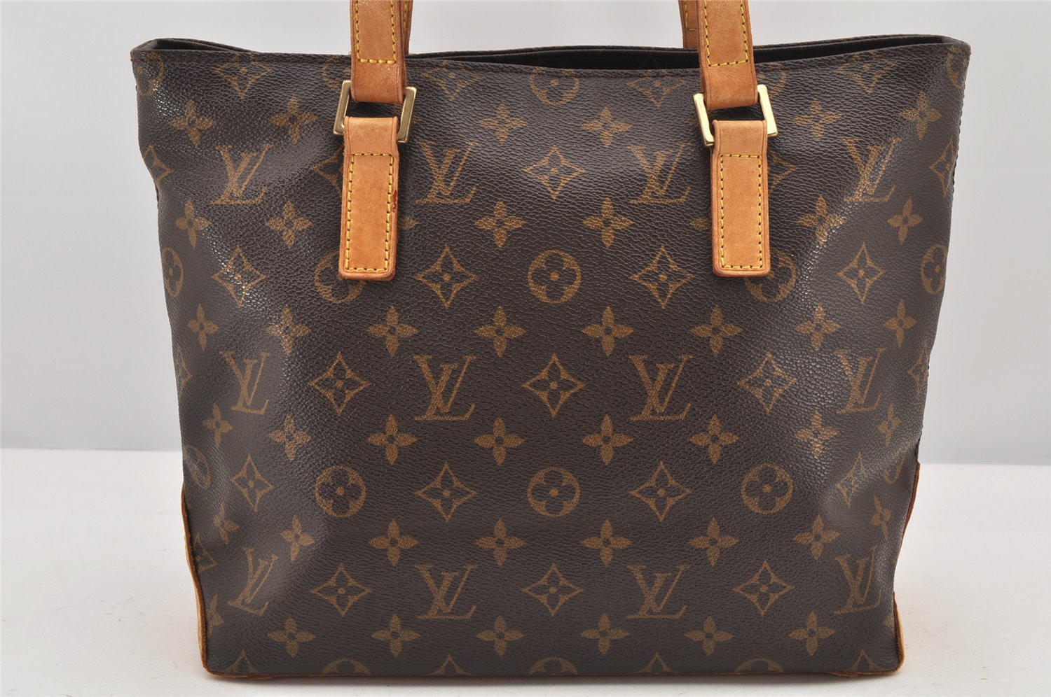 Authentic Louis Vuitton Monogram Cabas Piano Shoulder Tote Bag M51148 LV 2616K