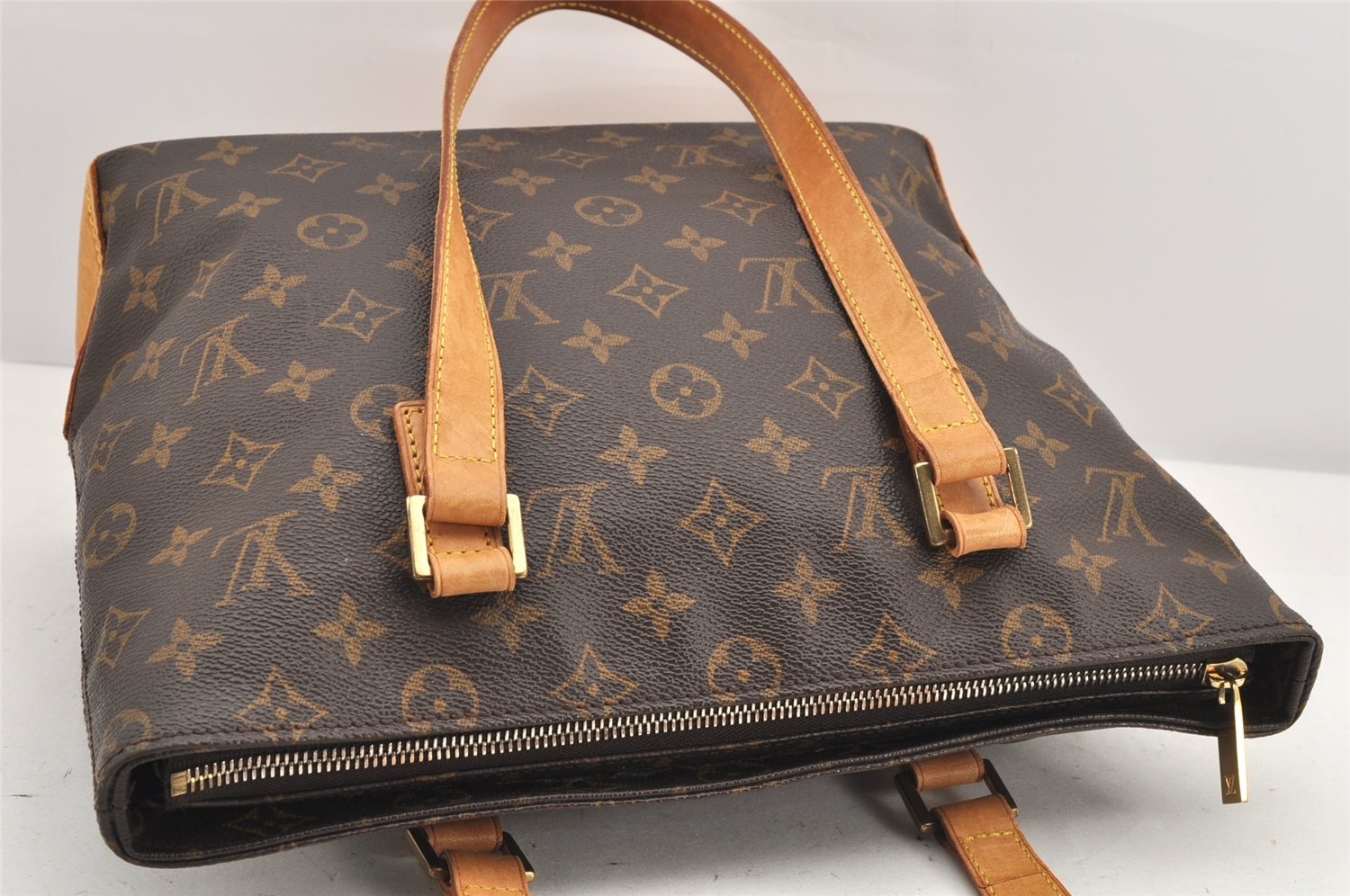 Authentic Louis Vuitton Monogram Cabas Piano Shoulder Tote Bag M51148 LV 2616K
