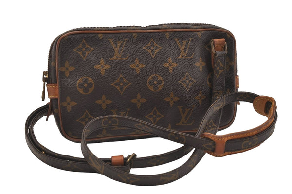 Auth Louis Vuitton Monogram Marly Bandouliere Shoulder Cross Bag M51828 LV 2617J