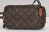 Auth Louis Vuitton Monogram Marly Bandouliere Shoulder Cross Bag M51828 LV 2617J