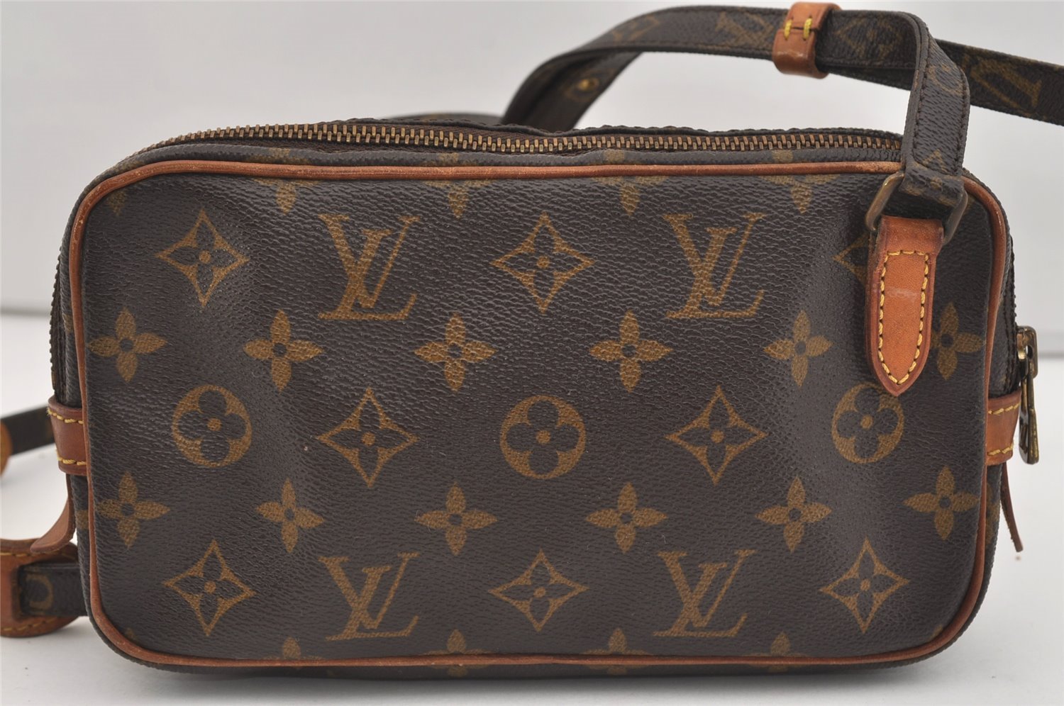 Auth Louis Vuitton Monogram Marly Bandouliere Shoulder Cross Bag M51828 LV 2617J