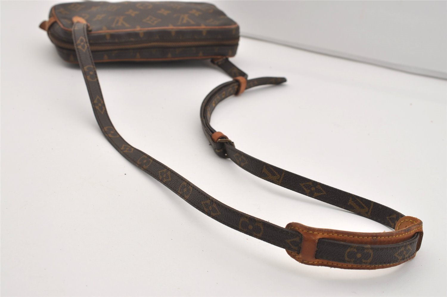 Auth Louis Vuitton Monogram Marly Bandouliere Shoulder Cross Bag M51828 LV 2617J