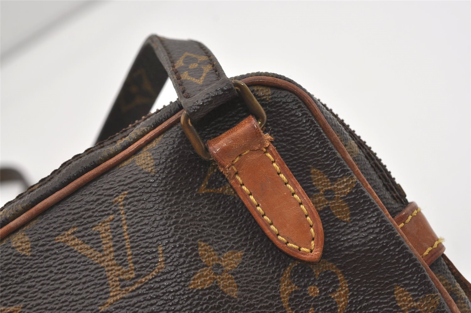 Auth Louis Vuitton Monogram Marly Bandouliere Shoulder Cross Bag M51828 LV 2617J