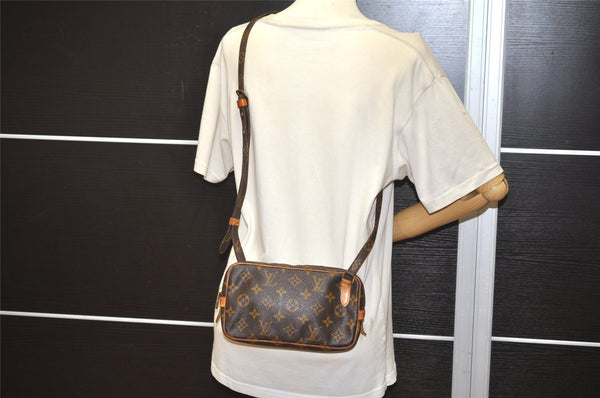 Auth Louis Vuitton Monogram Marly Bandouliere Shoulder Cross Bag M51828 LV 2617J