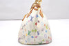 Auth Louis Vuitton Monogram Multicolor Annie GM Tote Bag White M40303 LV 2617K