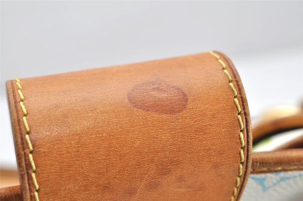 Auth Louis Vuitton Monogram Multicolor Annie GM Tote Bag White M40303 LV 2617K