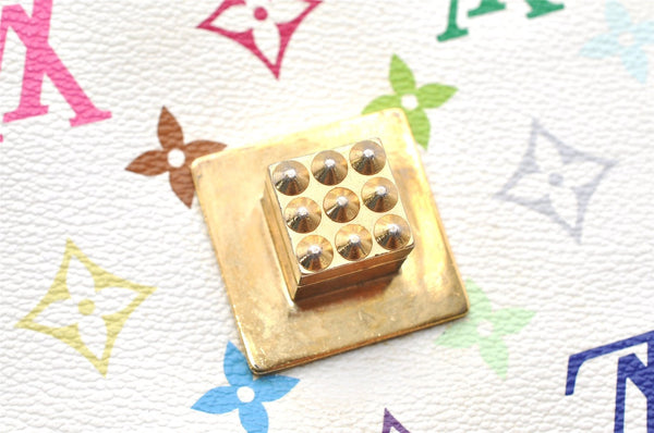 Auth Louis Vuitton Monogram Multicolor Annie GM Tote Bag White M40303 LV 2617K