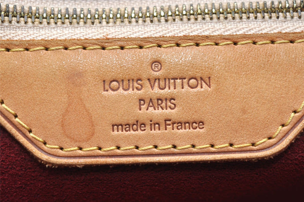 Auth Louis Vuitton Monogram Multicolor Annie GM Tote Bag White M40303 LV 2617K