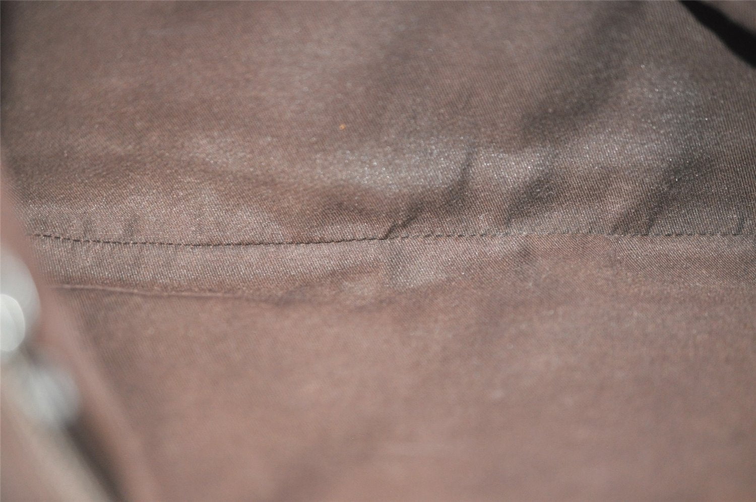 Authentic GUCCI Shoulder Cross Body Bag GG Canvas Leather 145857 Brown 2618J