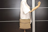 Authentic GUCCI Shoulder Cross Body Bag GG Canvas Leather 145857 Brown 2618J