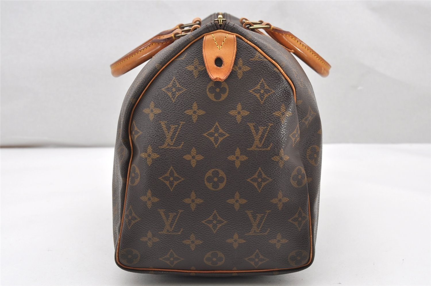 Authentic Louis Vuitton Monogram Speedy 35 Hand Boston Bag M41524 LV 2620K