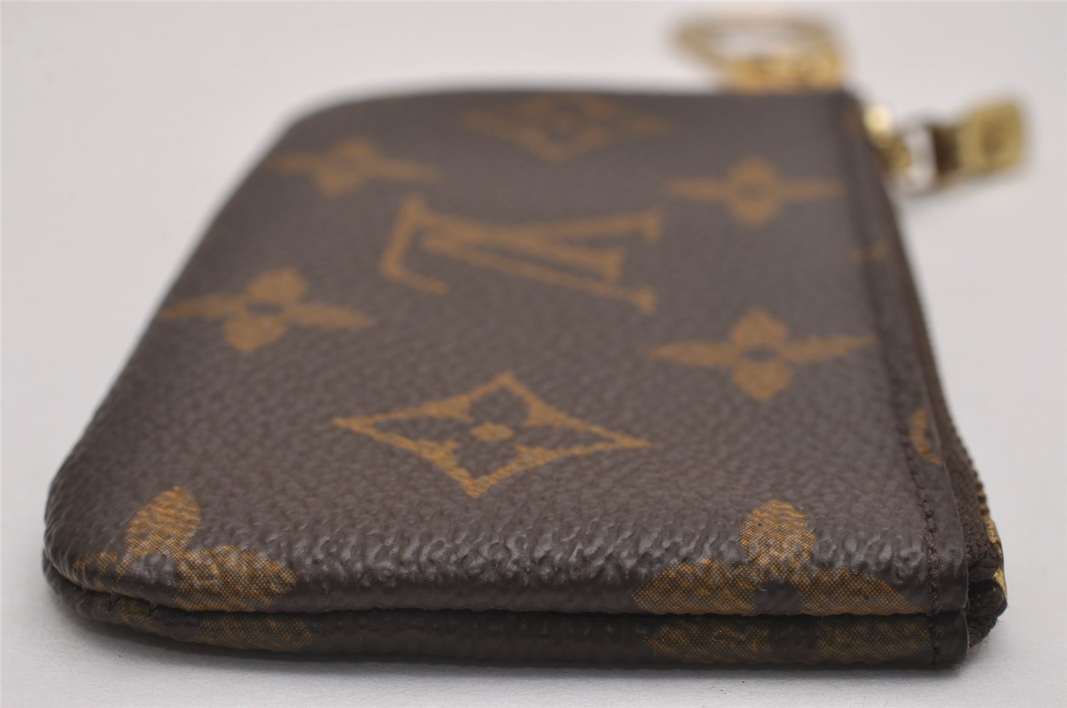 Authentic Louis Vuitton Monogram Pochette Cles Coin Purse Case M62650 LV 2621J