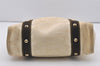 Authentic Louis Vuitton Antigua Cabas MM Tote Bag White Brown M40036 LV 2622J