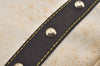 Authentic Louis Vuitton Antigua Cabas MM Tote Bag White Brown M40036 LV 2622J