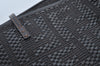 Authentic FENDI Zucca Leather Canvas Shoulder Tote Bag Black Junk 2623I