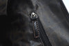 Authentic FENDI Zucca Leather Canvas Shoulder Tote Bag Black Junk 2623I
