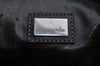 Authentic FENDI Zucca Leather Canvas Shoulder Tote Bag Black Junk 2623I