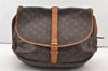 Authentic Louis Vuitton Monogram Saumur 35 Shoulder Cross Bag M42254 LV 2623J