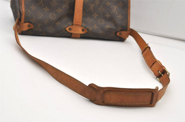 Authentic Louis Vuitton Monogram Saumur 35 Shoulder Cross Bag M42254 LV 2623J