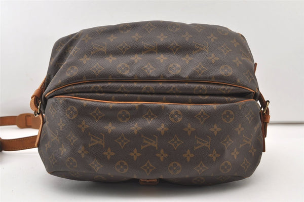 Authentic Louis Vuitton Monogram Saumur 35 Shoulder Cross Bag M42254 LV 2623J
