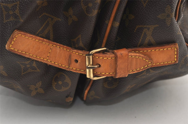 Authentic Louis Vuitton Monogram Saumur 35 Shoulder Cross Bag M42254 LV 2623J
