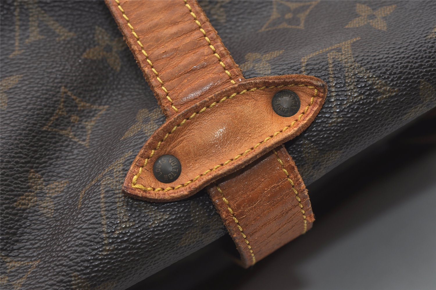 Authentic Louis Vuitton Monogram Saumur 35 Shoulder Cross Bag M42254 LV 2623J