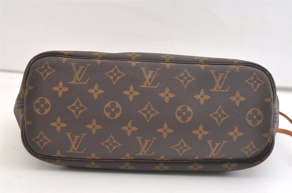 Authentic Louis Vuitton Monogram Neverfull PM Shoulder Tote Bag M40155 LV 2623K