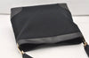 Authentic GUCCI Vintage Shoulder Bag Purse GG Canvas Leather 0014231 Black 2624J