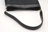 Authentic GUCCI Vintage Shoulder Bag Purse GG Canvas Leather 0014231 Black 2624J
