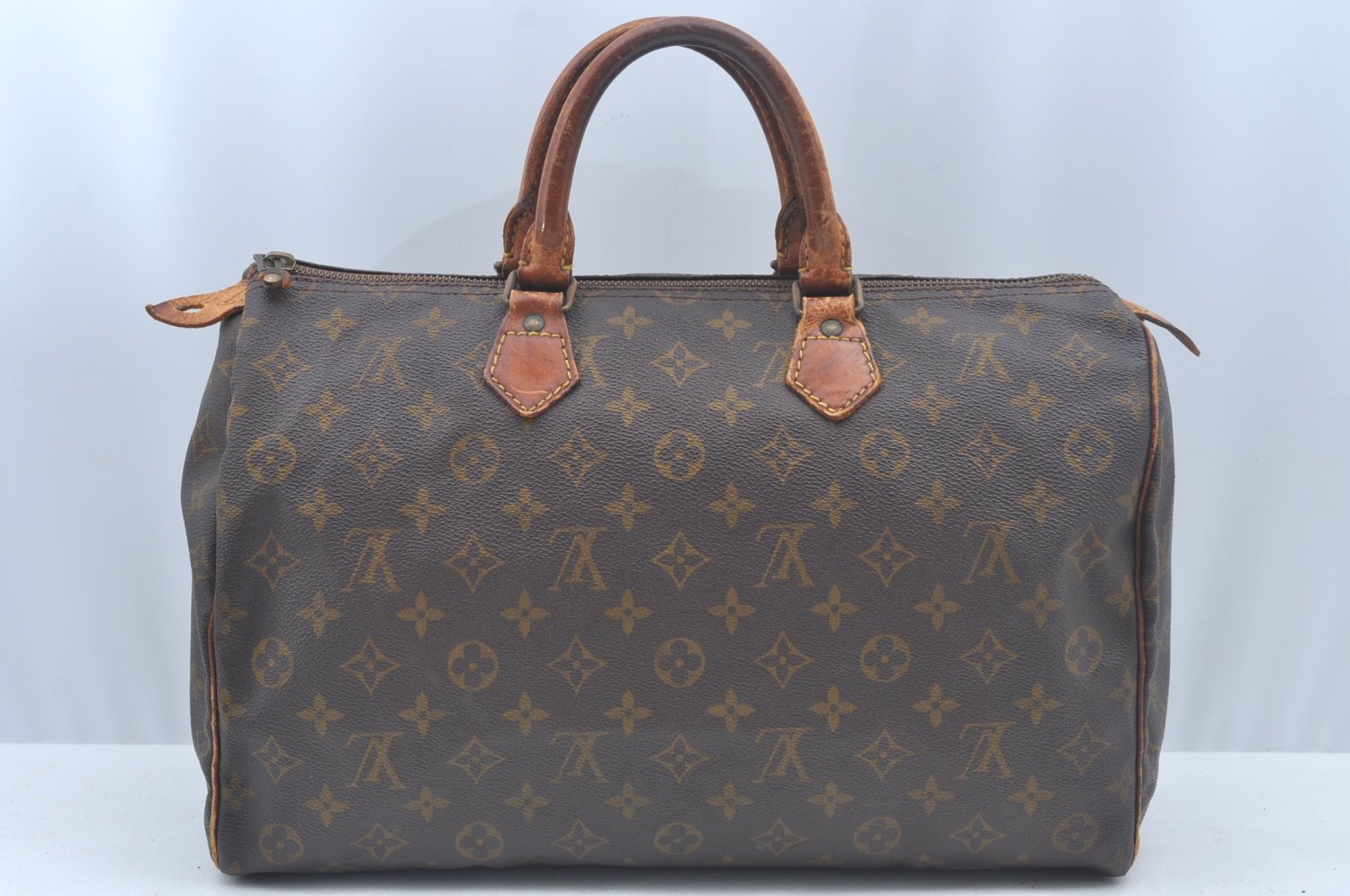 Authentic Louis Vuitton Monogram Speedy 35 Hand Boston Bag Old Model LV 2624K