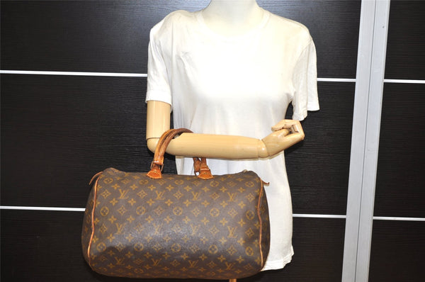 Authentic Louis Vuitton Monogram Speedy 35 Hand Boston Bag Old Model LV 2624K