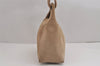 Authentic GUCCI Shoulder Hand Bag Purse Suede Leather 101333 Beige 2625J