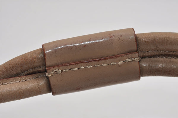 Authentic GUCCI Shoulder Hand Bag Purse Suede Leather 101333 Beige 2625J