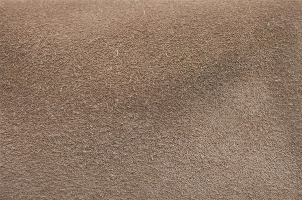 Authentic GUCCI Shoulder Hand Bag Purse Suede Leather 101333 Beige 2625J