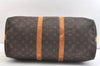 Authentic Louis Vuitton Monogram Keepall Bandouliere 45 M41418 Boston Bag 2625K