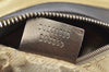 Authentic GUCCI Vintage Sherry Line Shoulder Hand Bag Canvas Leather Gold 2626H