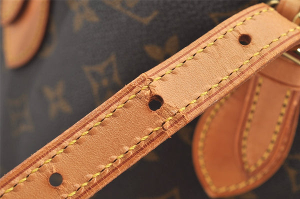 Authentic Louis Vuitton Monogram Bucket PM Shoulder Tote Bag M42238 Junk 2626K